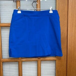 EUC 10P Coral Bay Blue Skort